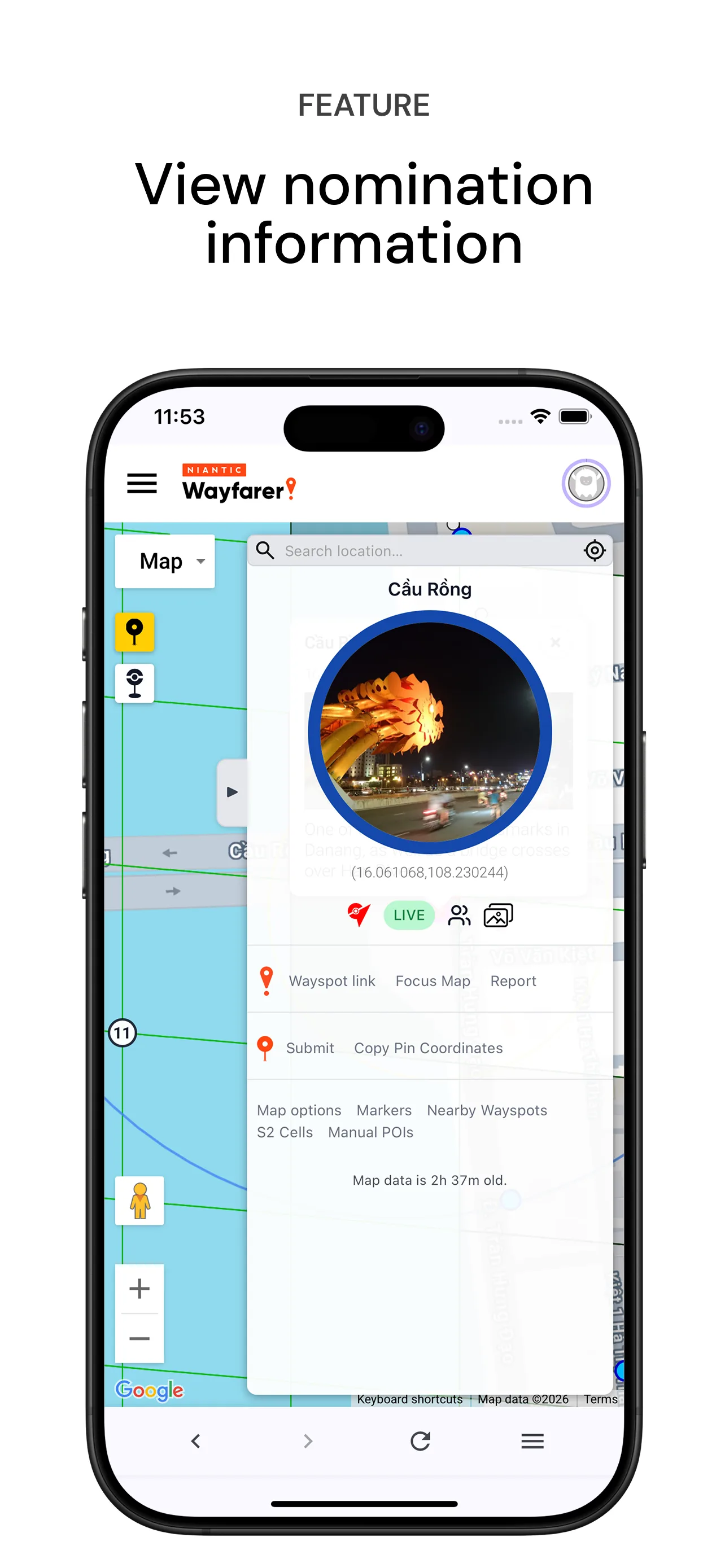 View nomination information